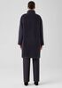 Sheared Suri Alpaca Stand Collar Coat