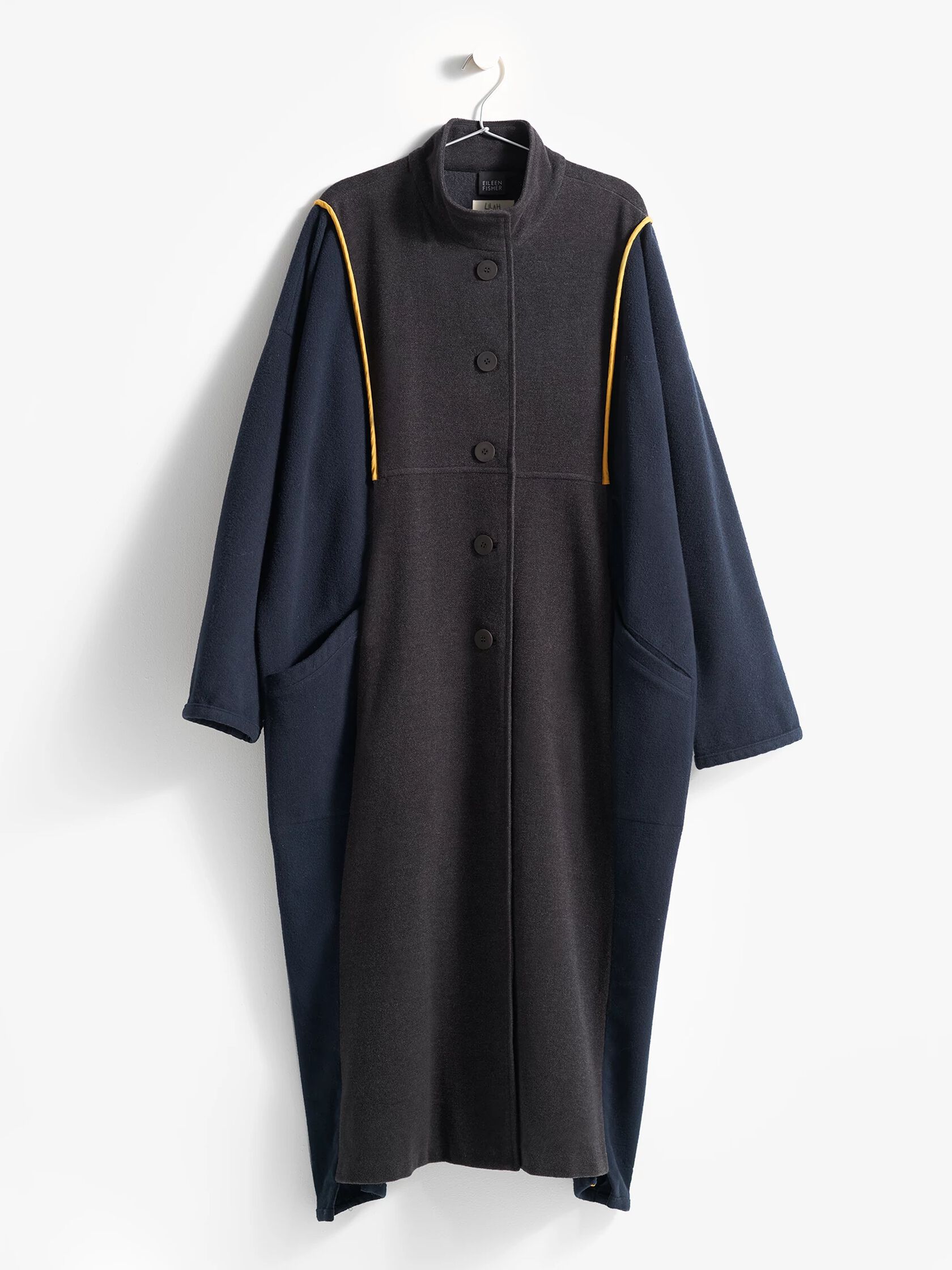 Resewn Boiled Wool Panel Coat