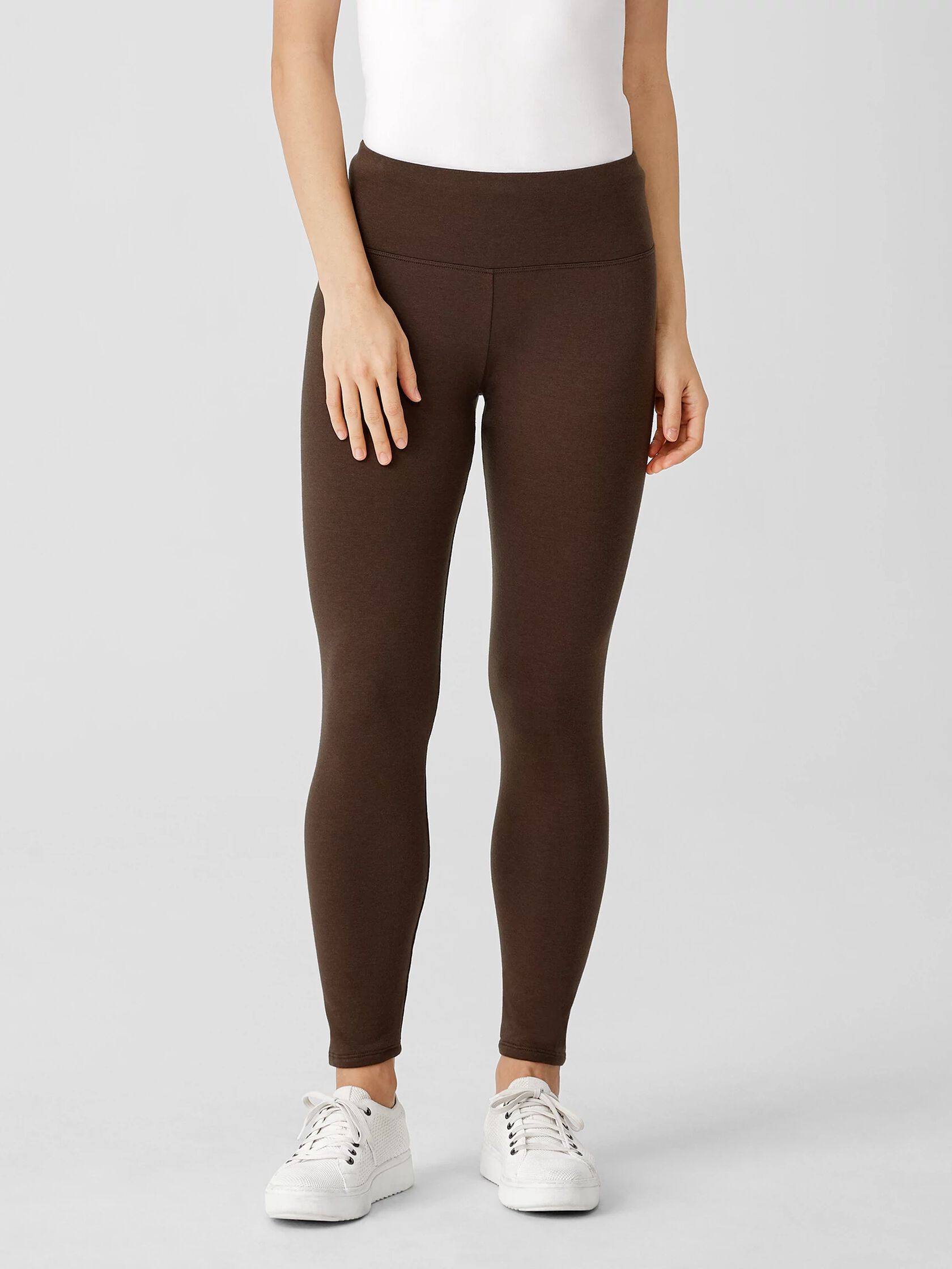 Cozy Brushed Terry Hug High-Waisted Leggings