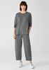 Organic Cotton Ponte Lantern Pant