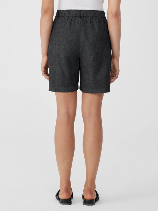Airy Organic Cotton Twill Shorts