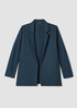 Boiled Wool Jersey Long Blazer