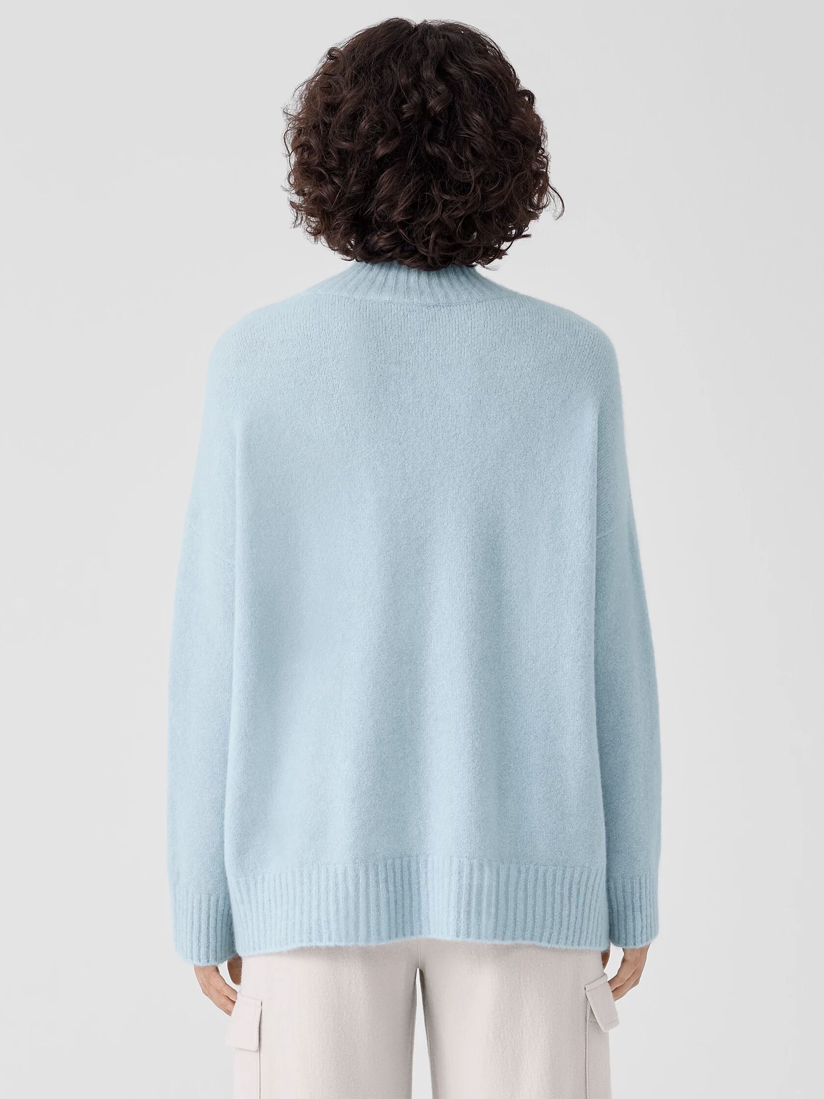 Cashmere Silk Bliss Turtleneck Box-Top