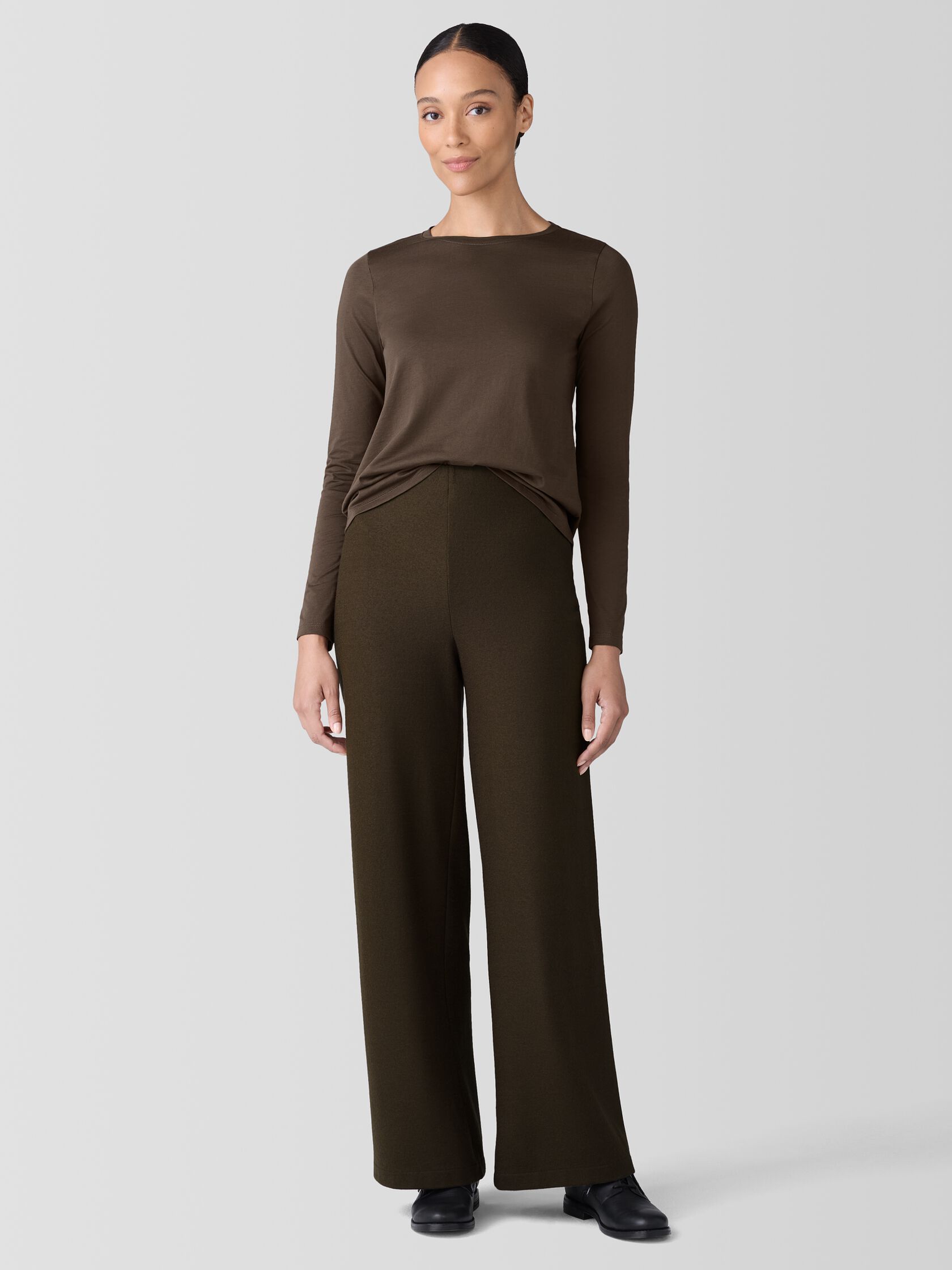 Organic Pima Cotton Jersey Long-Sleeve Tee