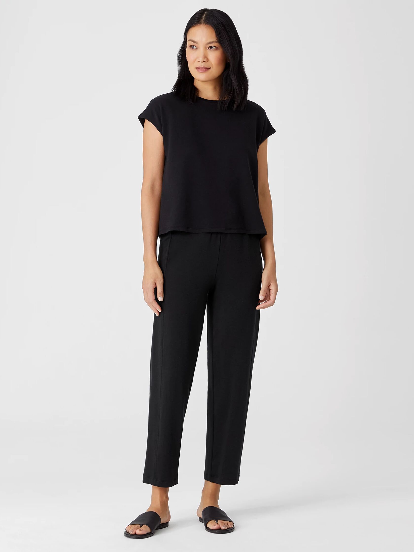 Cozy Brushed Terry Lantern Pant