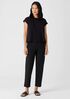 Cozy Brushed Terry Lantern Pant