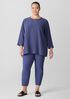 Silk Georgette Crepe Keyhole Top
