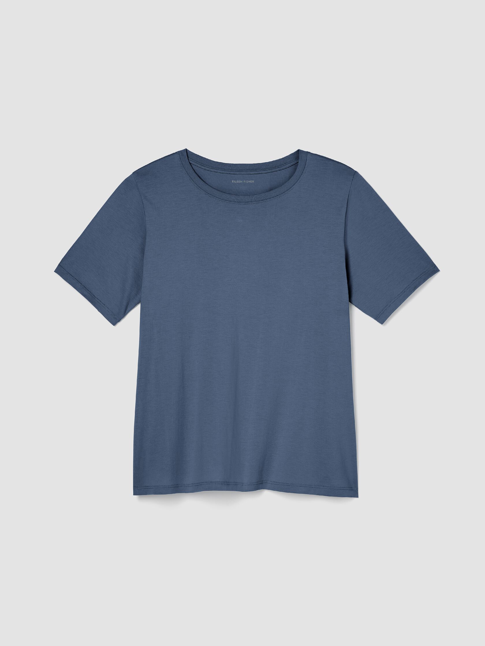 Organic Pima Cotton Jersey Round Neck Tee