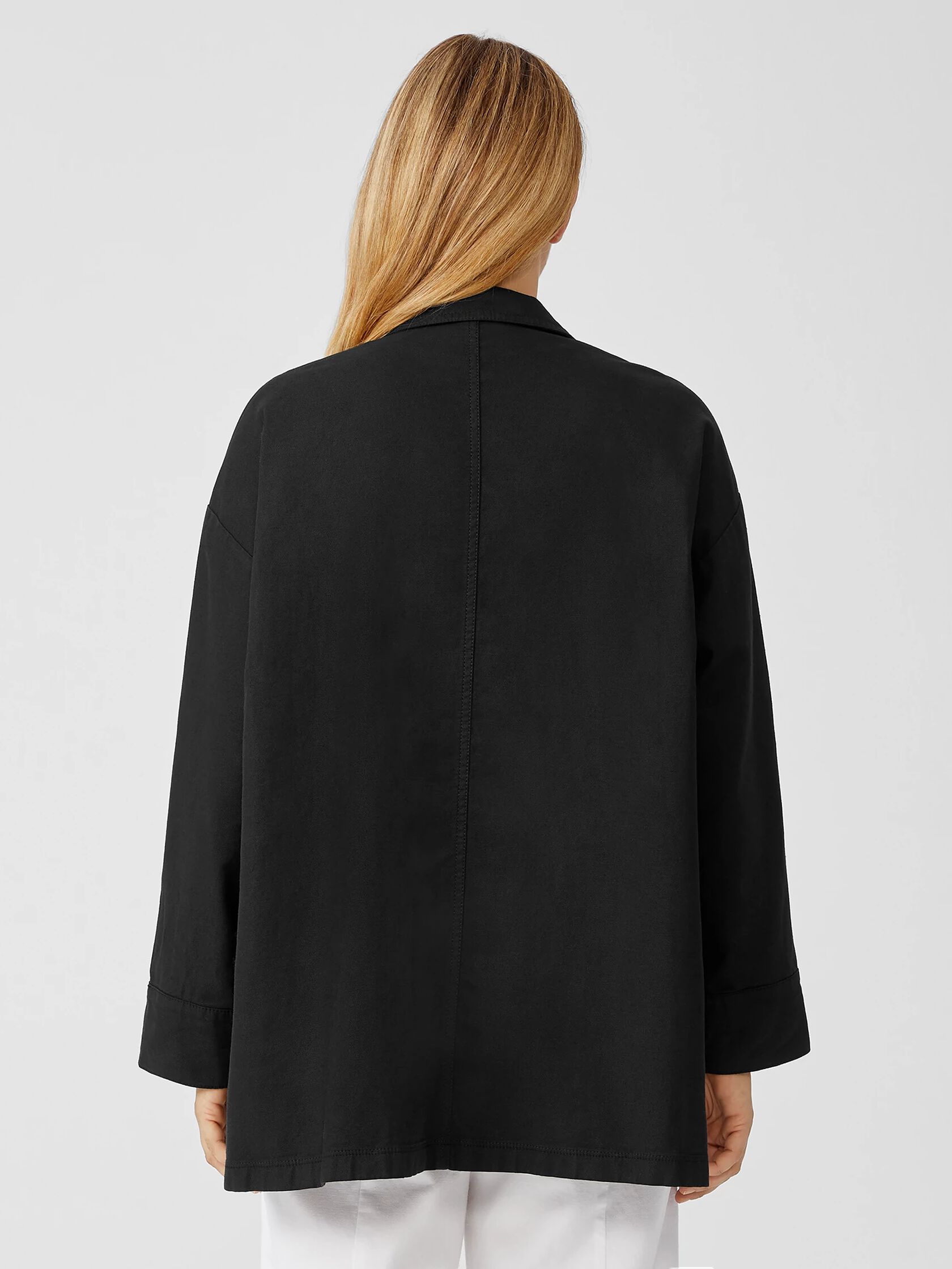 Organic Cotton Hemp Stand Collar Jacket