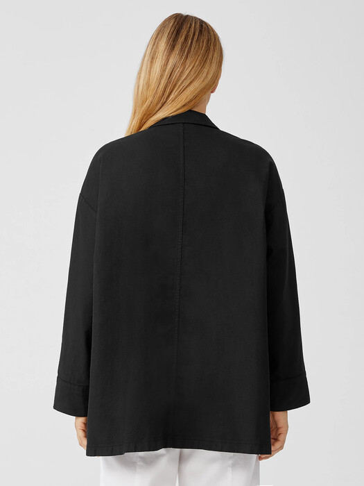 Organic Cotton Hemp Stand Collar Jacket