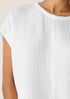 Organic Cotton Lofty Gauze Round Neck Box-Top