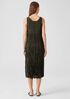 Crushed Silk Habutai Tiered Dress