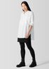 Washed Organic Cotton Poplin Classic Collar Long Shirt