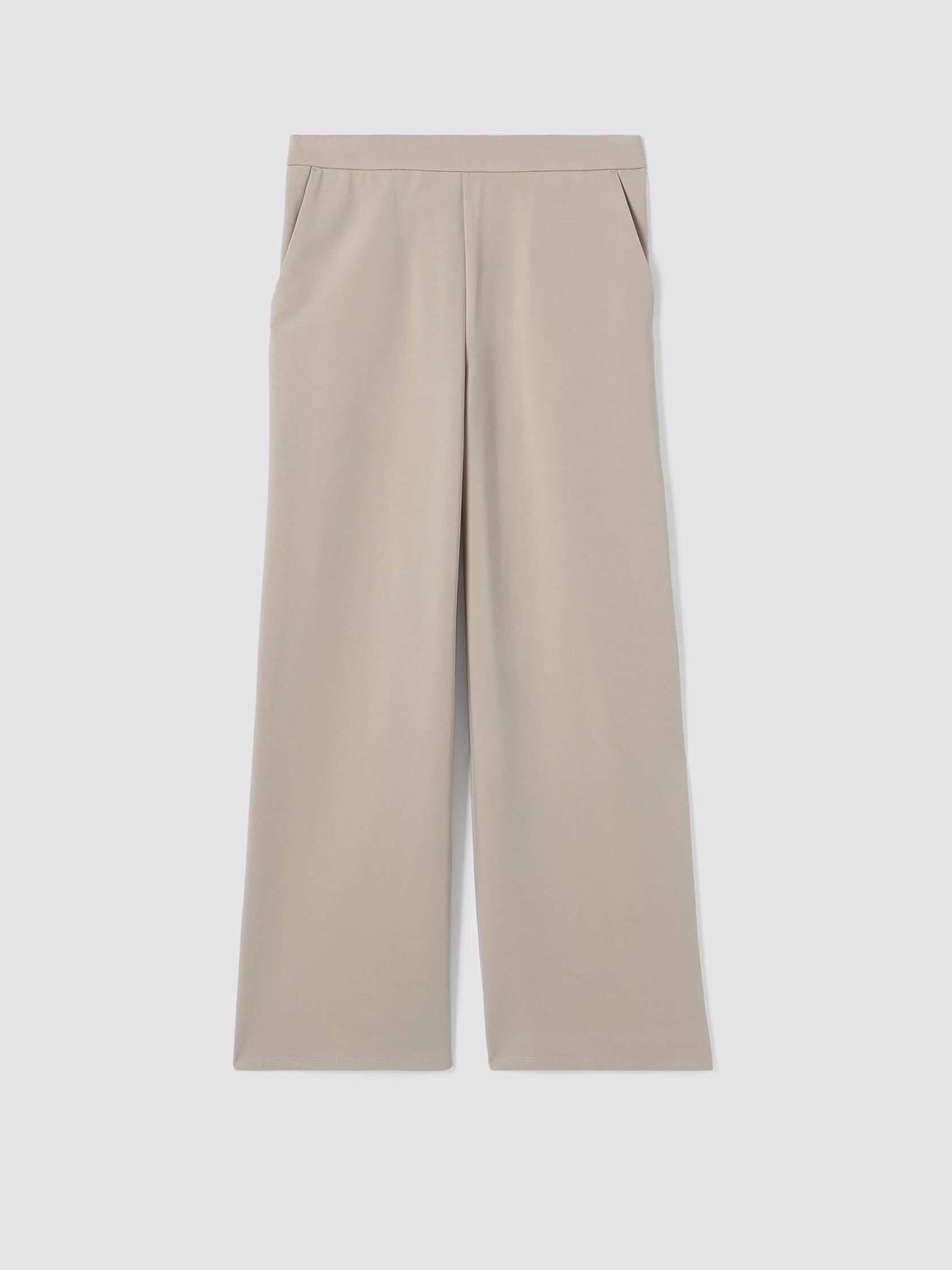 Washable Flex Ponte Wide-Leg Pant