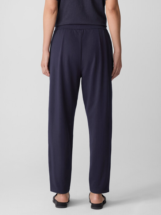 Pima Cotton Stretch Jersey Tapered Pant