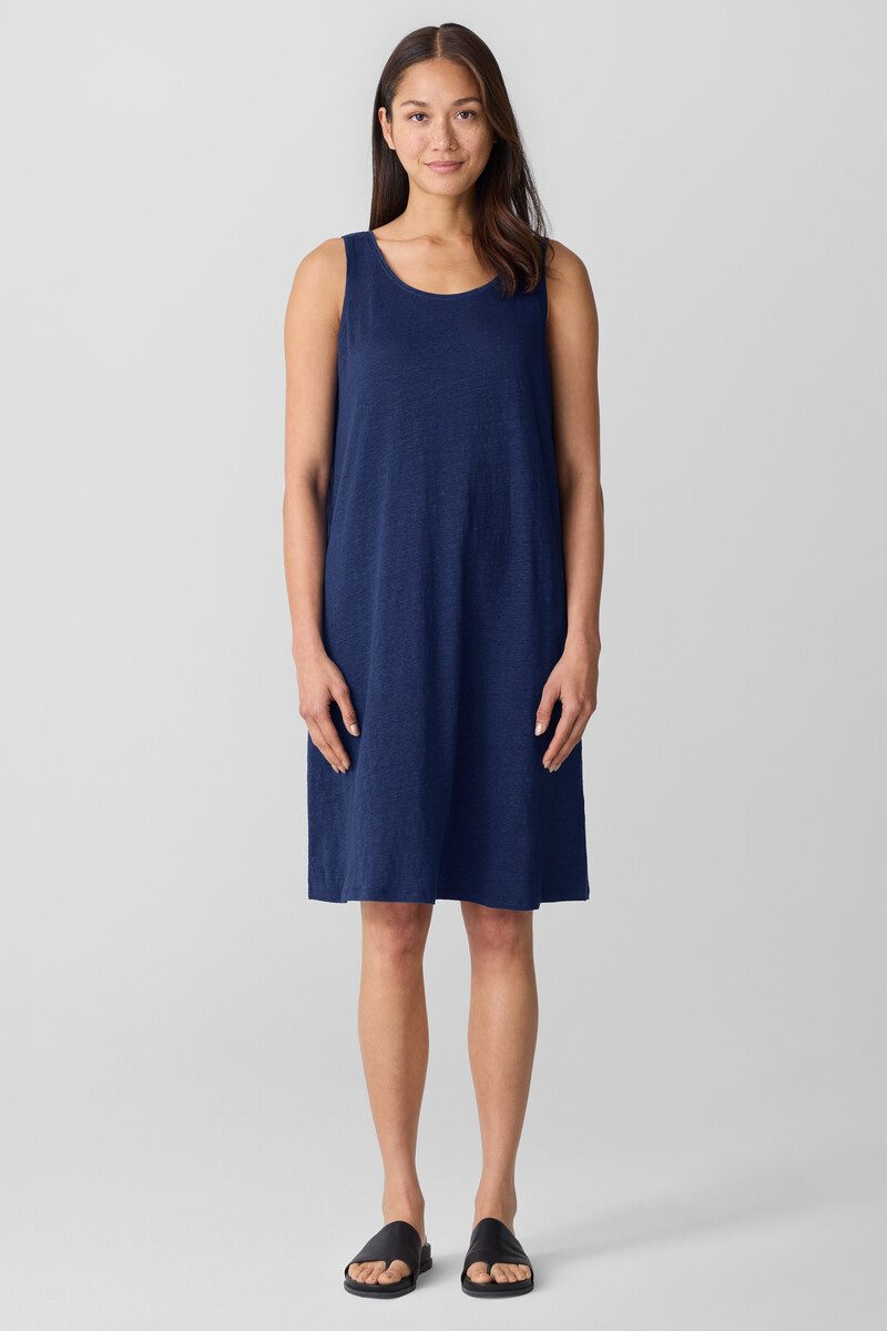 Organic Linen Jersey Tank Dress Organic Linen Jersey Tank Dress