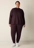 Cozy Brushed Terry Hug Mock Neck Top