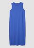 Stretch Jersey Knit Round Neck Dress