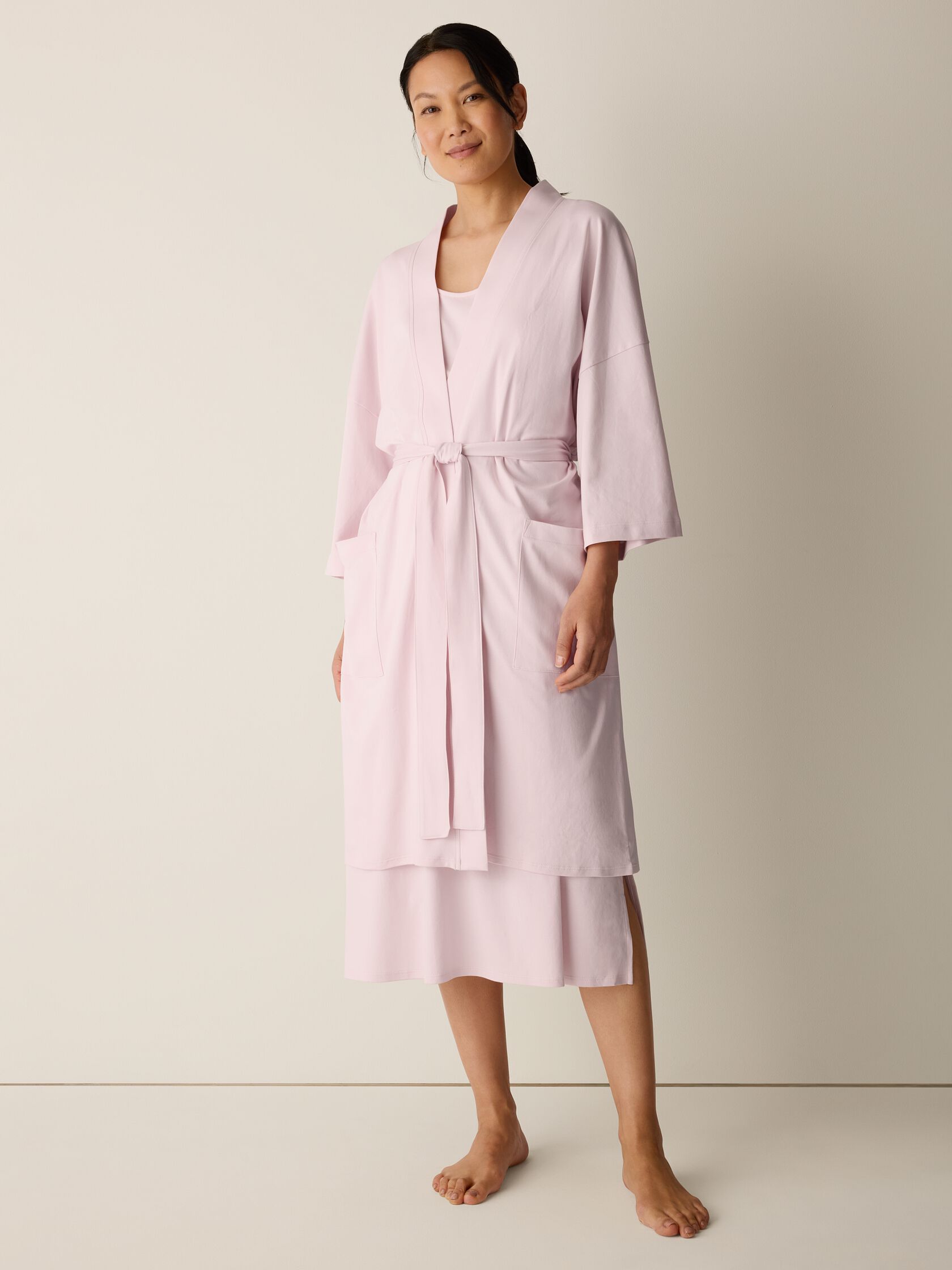 Organic Cotton Interlock Sleep Robe