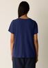 Organic Cotton Slubby Jersey Crew Neck Tee