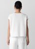 Organic Linen Cotton Square Top