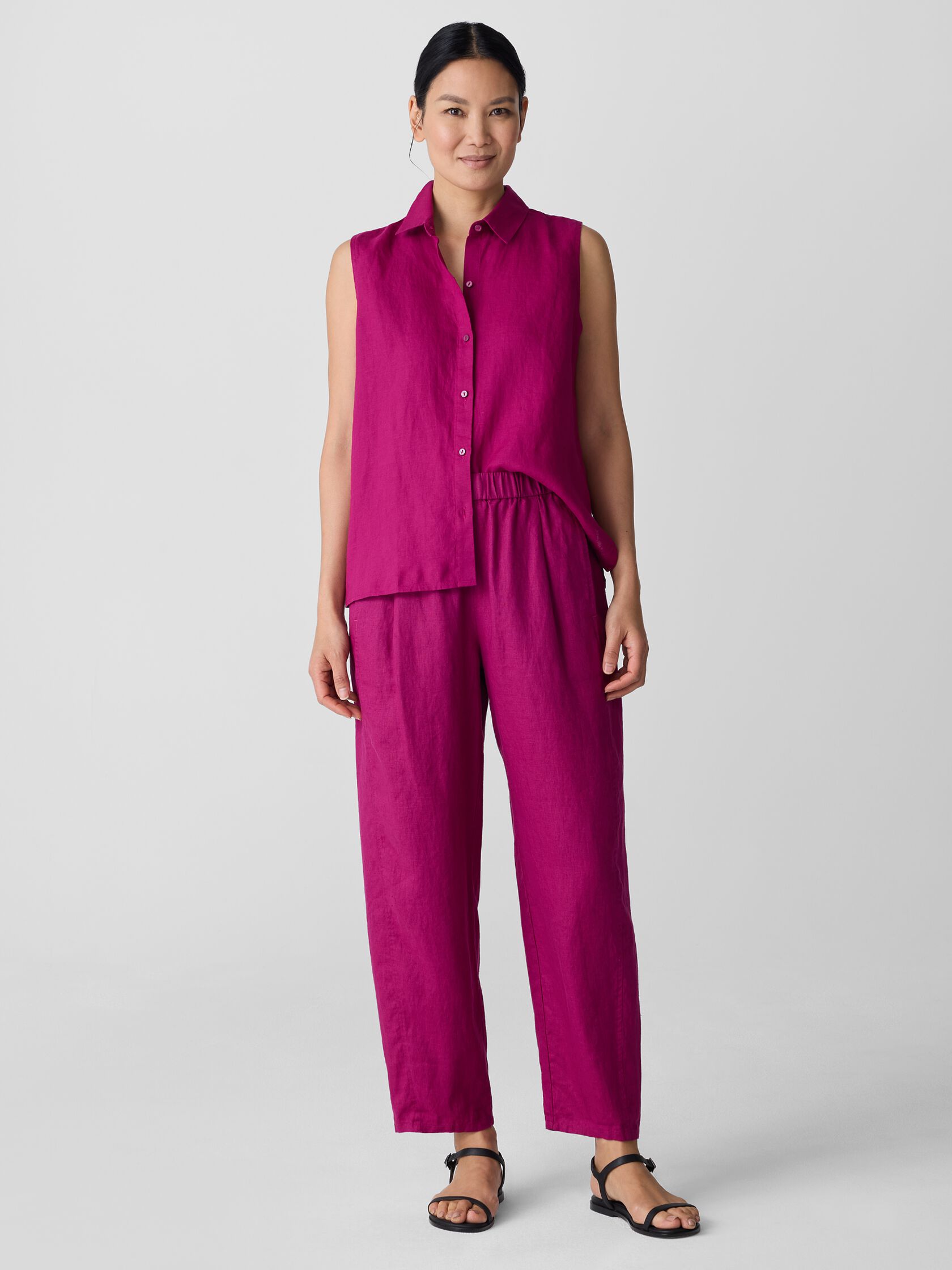 Organic Linen Lantern Pant