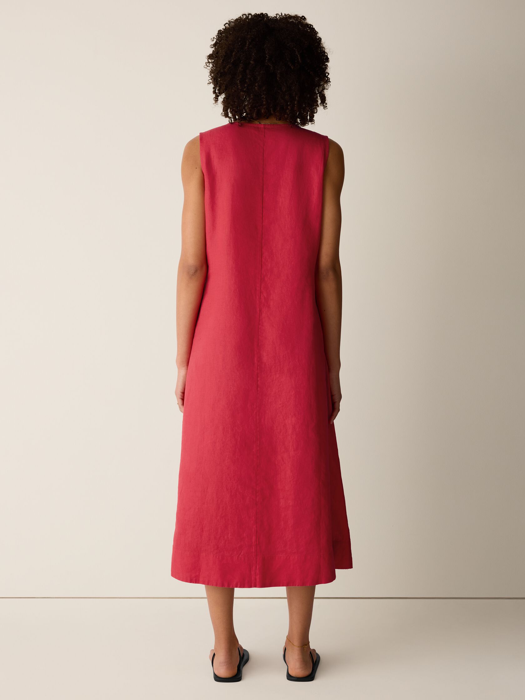 Organic Linen Easy Dress