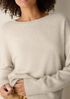 Cashmere Fluff Crew Neck Top