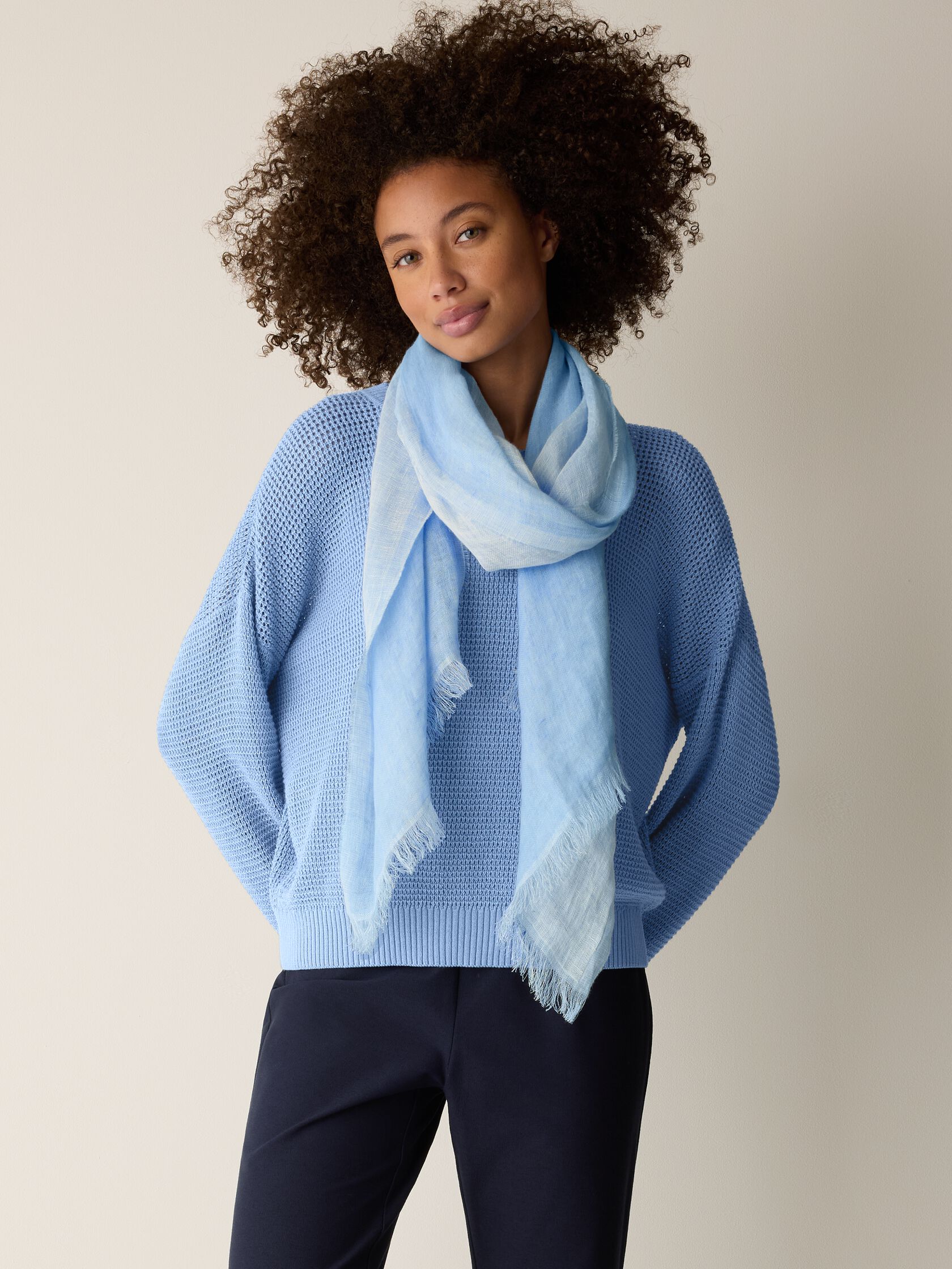 Linen Doubleweave Scarf