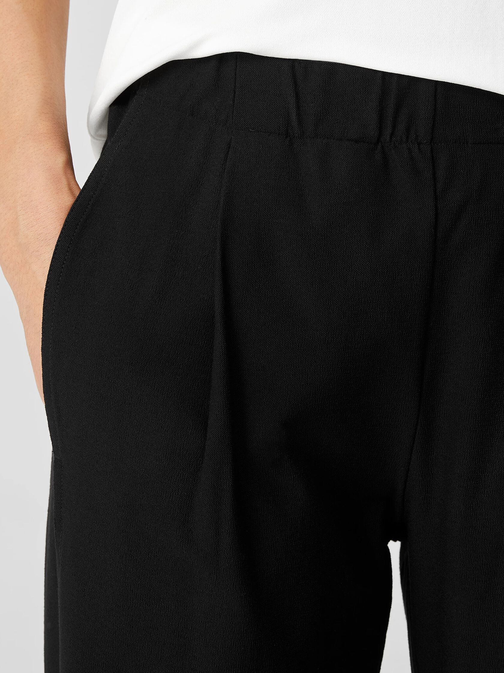 Washable Stretch Crepe Pleated Lantern Pant | EILEEN FISHER