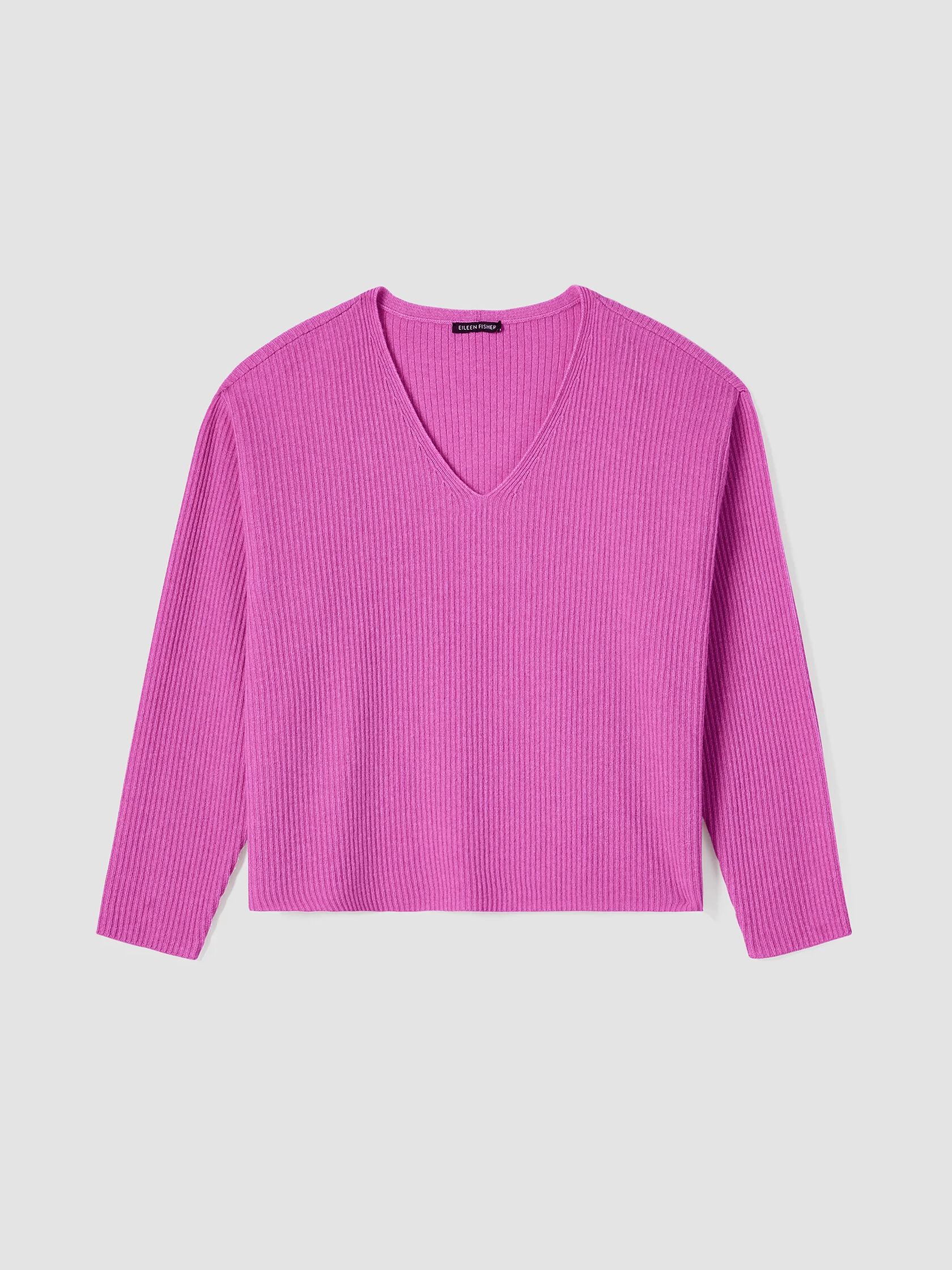 Italian Cashmere V-Neck Top