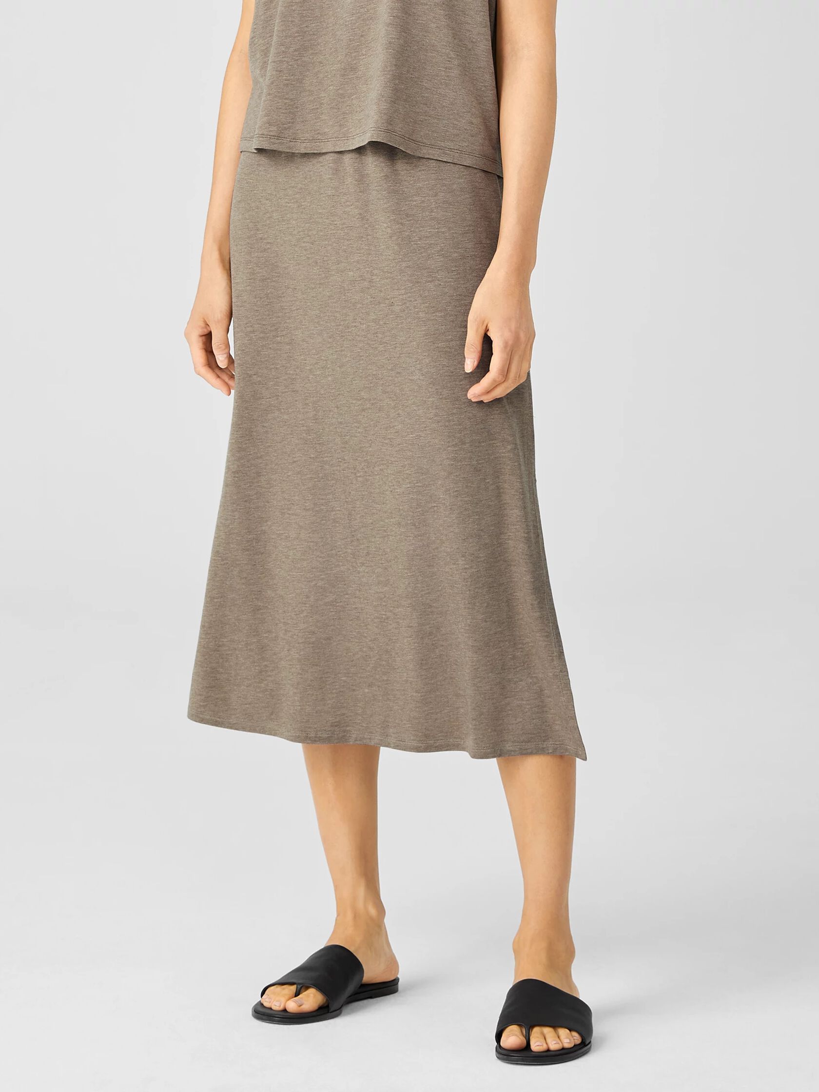 Fine Jersey Straight Skirt