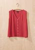 Renew Overdye Silk Crepe Top, L