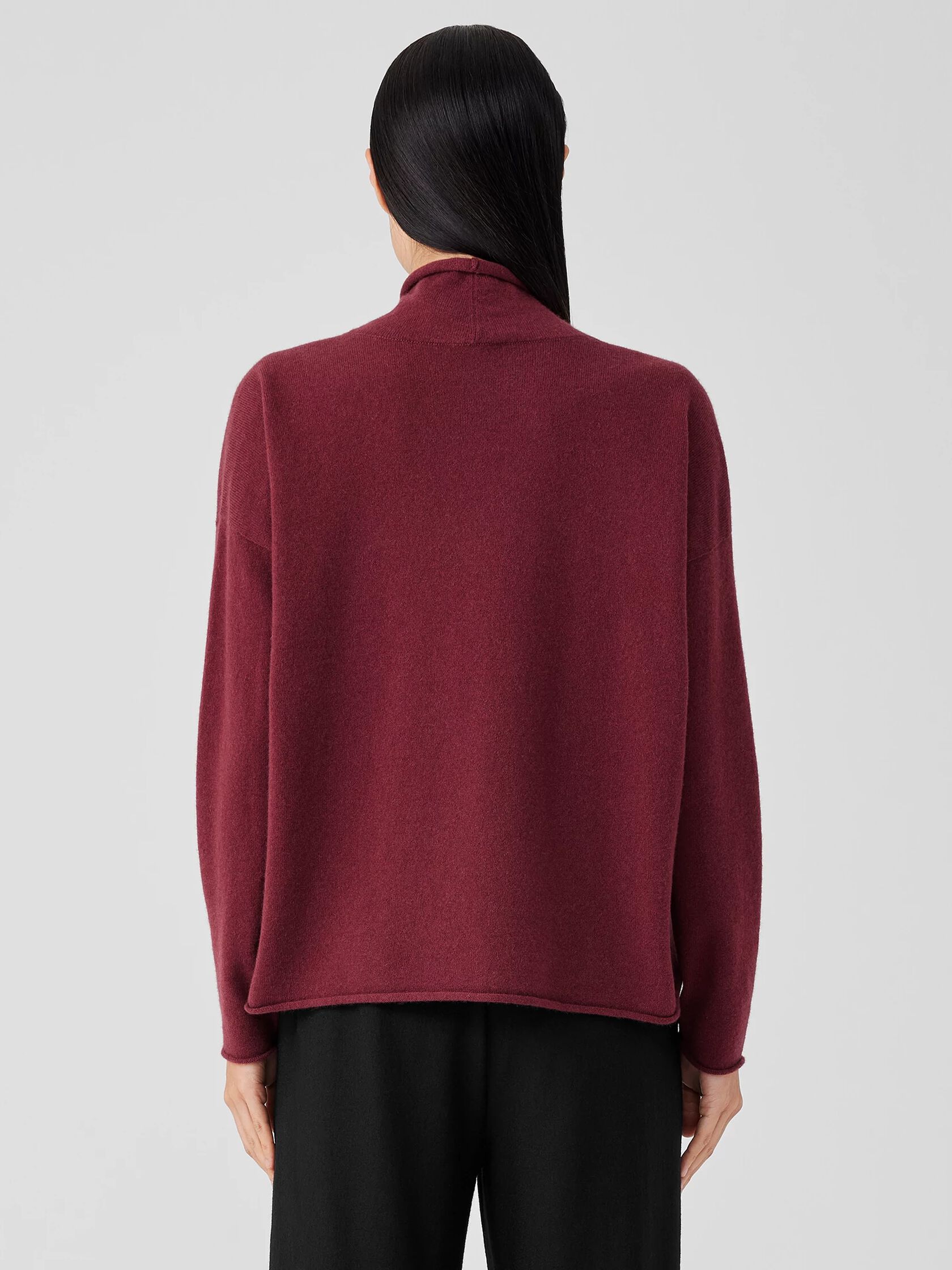 Italian Cashmere Turtleneck Top