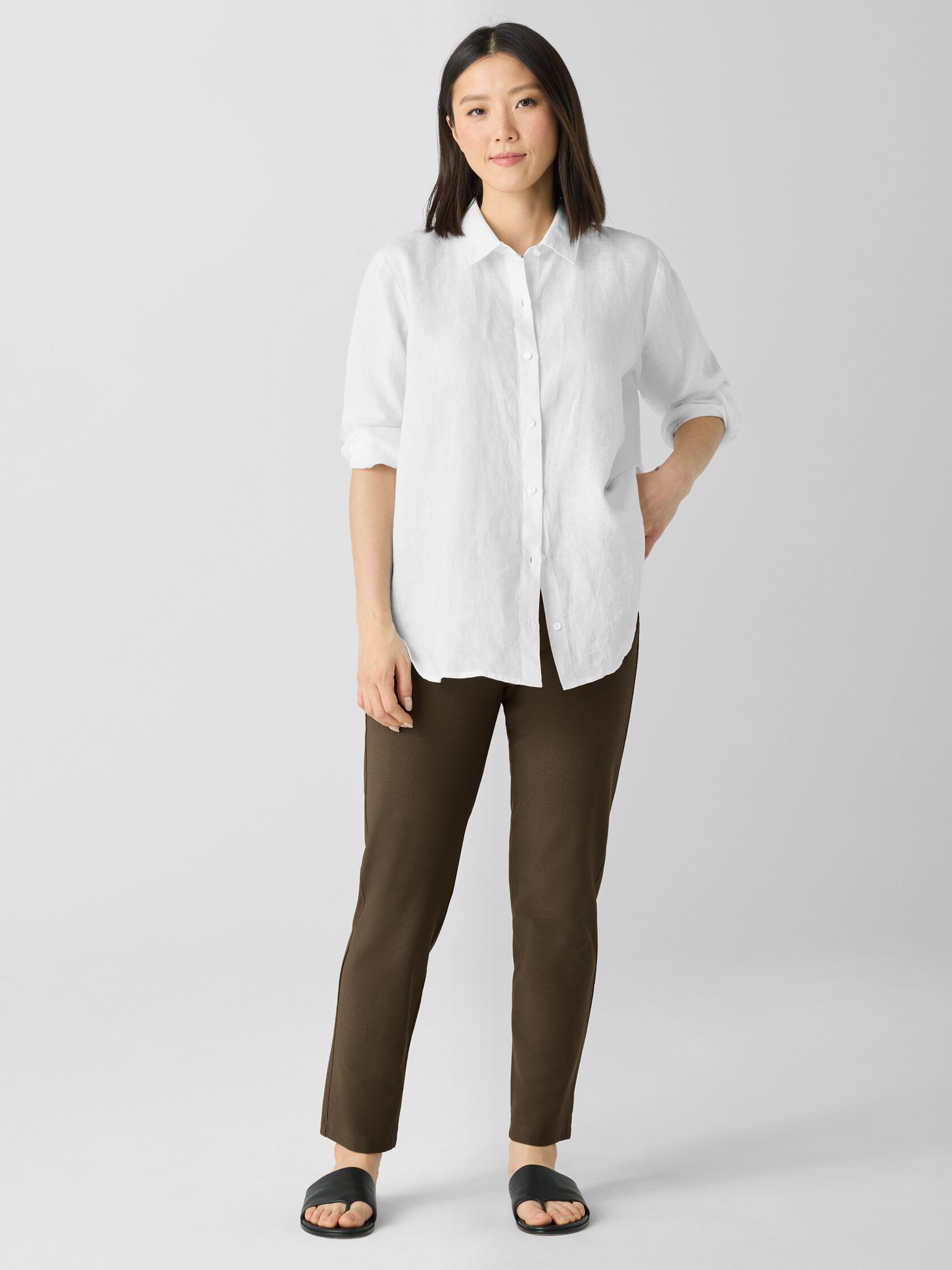 Washable Stretch Crepe Pant