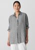 Puckered Organic Linen Classic Collar Shirt