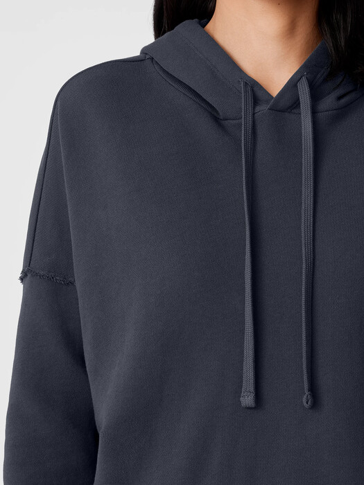 Organic Cotton French Terry Hooded Top