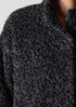 Curly Alpaca Stand Collar Coat
