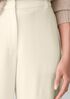 Stretch Wool Crepe Wide-Leg Trouser