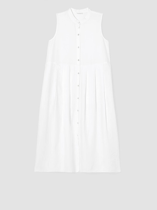 Organic Linen Pleated Dress | EILEEN FISHER Organic Linen Pleated Dress | EILEEN FISHER