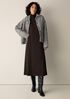 Stretch Jersey Knit Turtleneck Dress