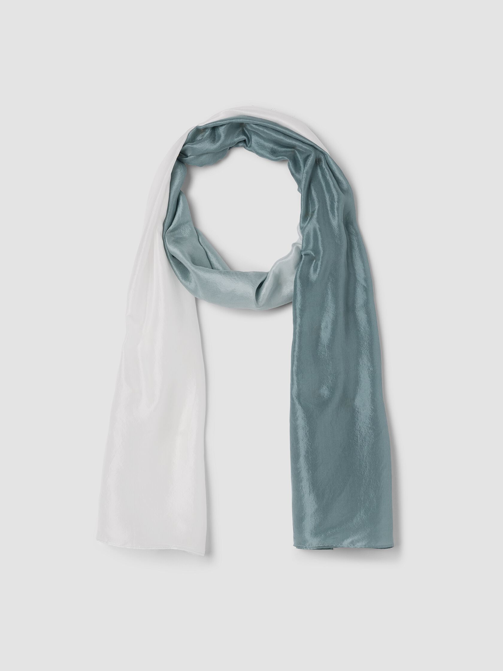 Hand-Dyed Organic Silk Scarf