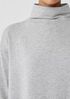 Cozy Brushed Terry Hug Funnel Neck Top