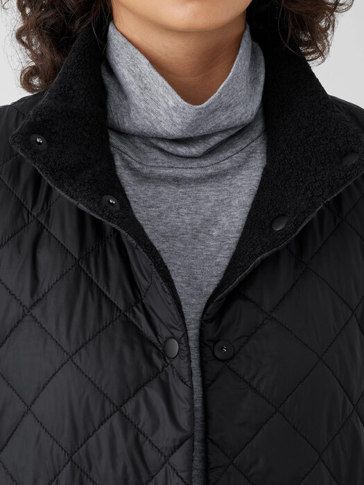 Eggshell Recycled Nylon Reversible Vest