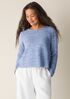 Organic Linen Cotton Slub Crew Neck Top