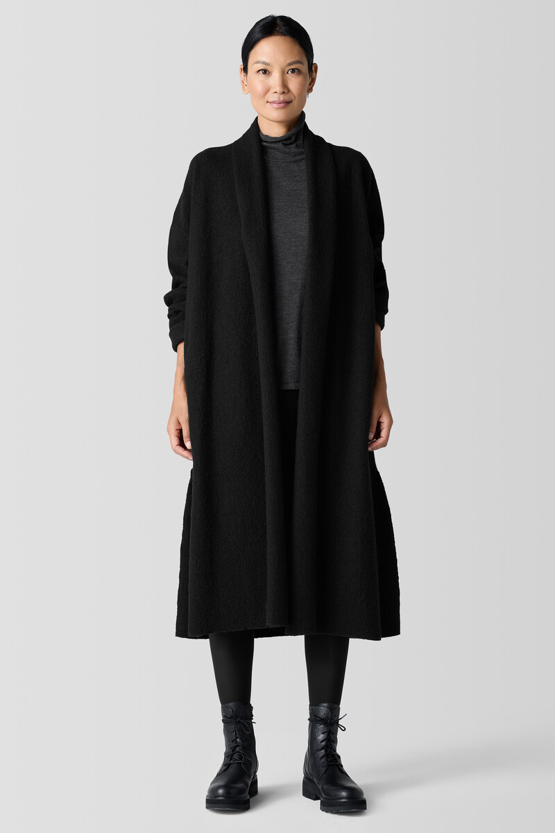 Lightweight Boiled Wool Icon Coat in Regenerative Wool Lightweight Boiled Wool Icon Coat in Regenerative Wool