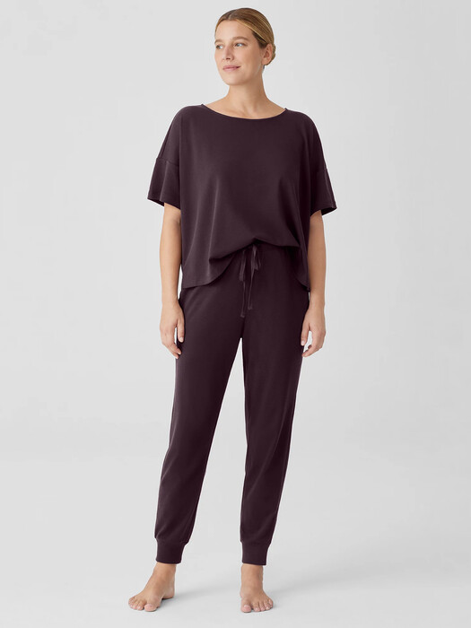 Organic Cotton Interlock Jogger Sleep Pant
