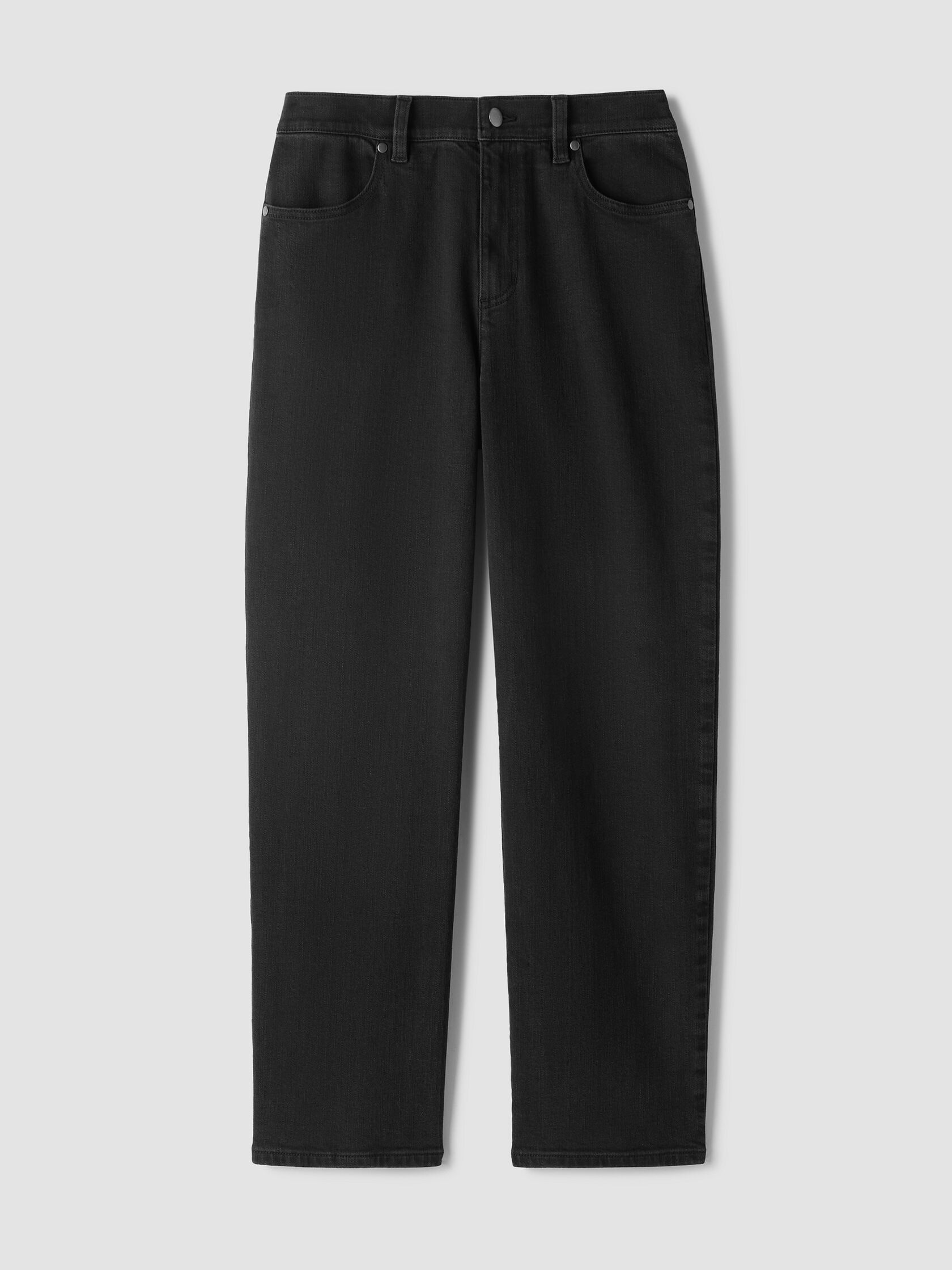 Cotton Stretch Denim Straight Jean
