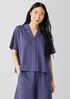 Organic Cotton Interlock Notch Collar Sleep Shirt