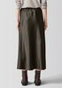 Stretch Silk Charmeuse Bias Skirt